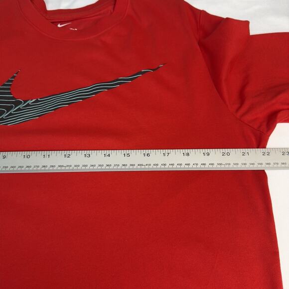 Nike Training Dri-FIT T-Shirt Mens Large Tall Red FJ2464-657 Short Sleeve - Picture 3 of 8